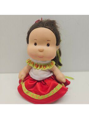 Pituka Zacatecana Mexican Doll Hard Plastic 6" T Estado de Mexico Collectible